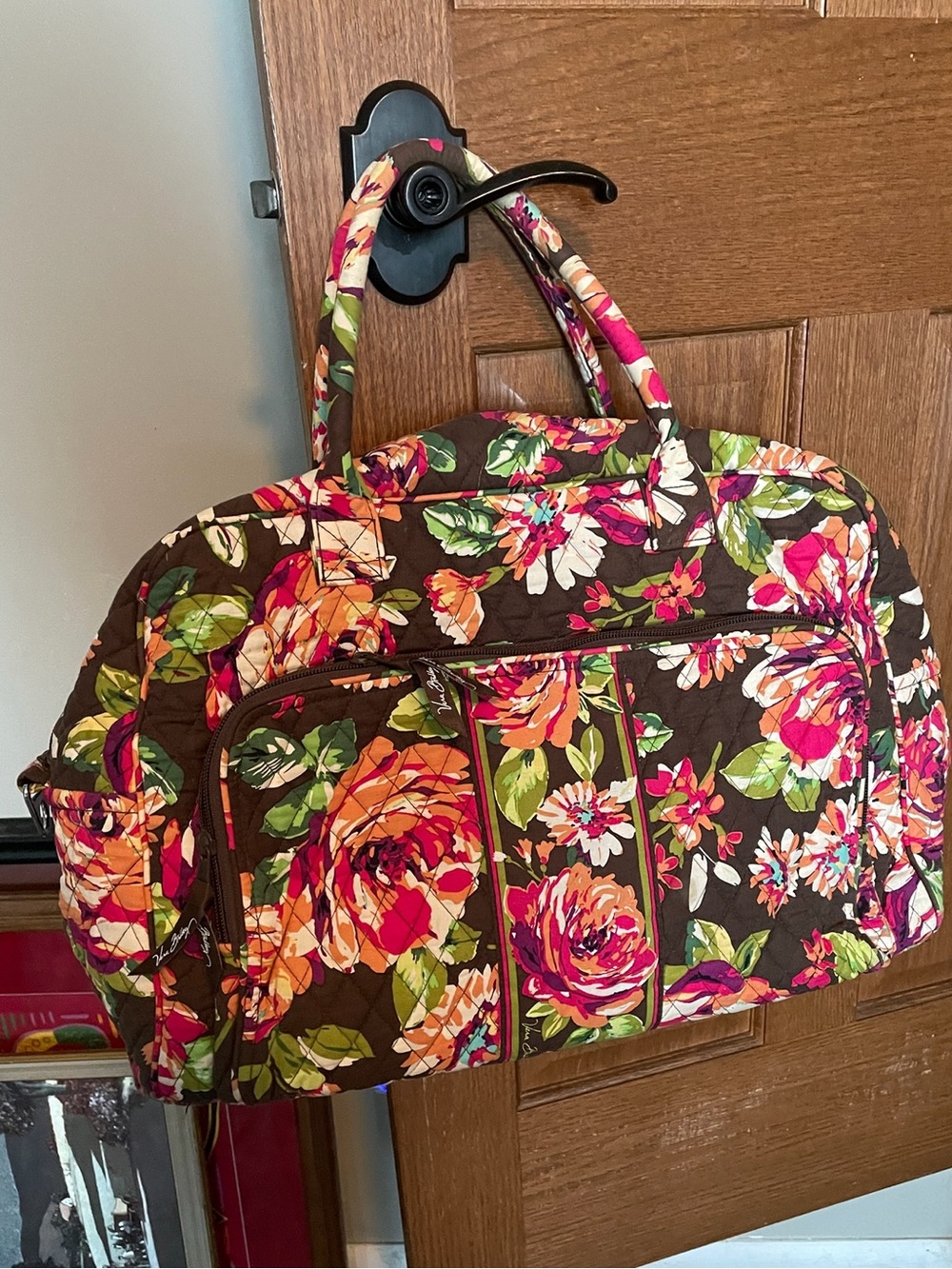 Vera Bradley Floral Travel Tote Bag